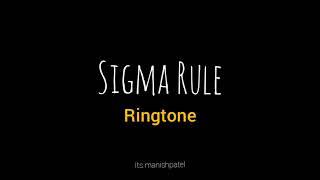 Sigma Rule Ringtone