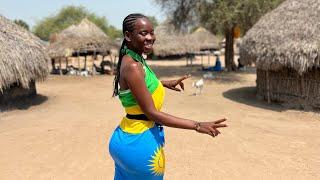 African Village Lifestyle in Western South Sudan 