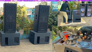 Tiger model full dj setup || CAT speakers