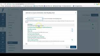 Building a Course Orientation Module in Canvas