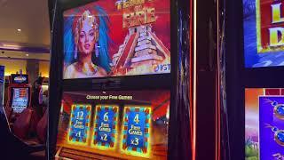 TEMPLE OF FIRE BONUS GAMES MAX BET SLOT MACHINE BIG WIN