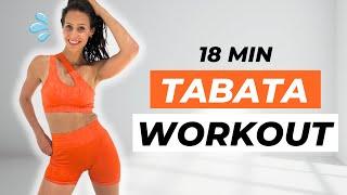 18 min TABATA HIIT Full Body Workout - Intense, No Equipment, No Repeats