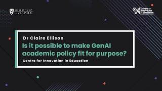 Is it possible to make GenAI academic policy fit for purpose