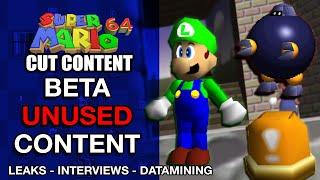 Beta Unused Content of Super Mario 64 | Mario Cut Content