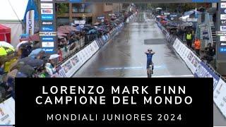 Lorenzo Mark Finn Campione del Mondo - Mondiali Juniores 2024