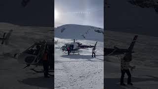 Italian ski days ️ #italia #skiday #zermatt #cervinia #snow #heliskiing #helicopter #airzermatt