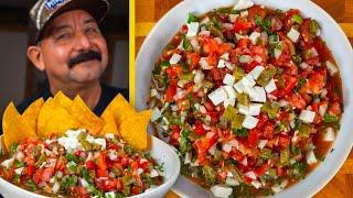 This SALSA is a SUPERFOOD! Nopales con Pico de Gallo Recipe (Mexican Cactus Ensalada)