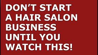 How to Start a Hair Salon Business | Free Hair Salon Business Plan Template Included