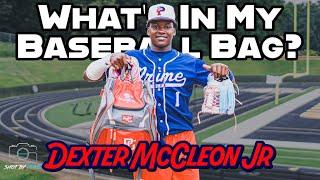 What's In My Baseball Bag With Dexter McCleon JR 2024 UPDATE