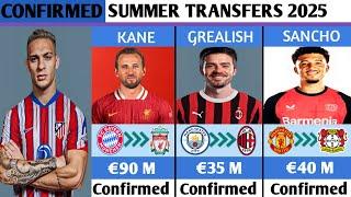 NEW CONFIRMED TRANSFERS & RUMOURS SUMMER 2025HARRY KANE TO LIVERPOOL,ANTONY TO ATHLETICO MADRID