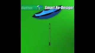 Better Brella Compact - Wind-Proof Reverse Open Upside Down Umbrella