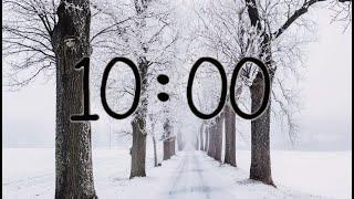 10 Minute Winter ️ Countdown Timer ⏱