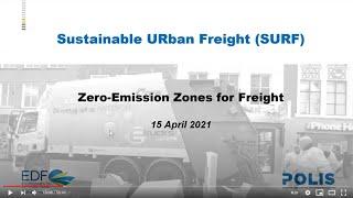 Launch event of SURF, a new project on Sustainable URban Freight