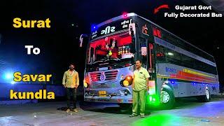 Surat to Savarkundla Fully Decorated-Modified Sleeper Bus JourneyGujarat Bus Decoration Series EP2