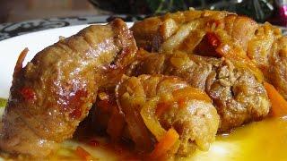 Готовлю мясные пальчики на новогодний стол     (Meat Fingers Recipe)