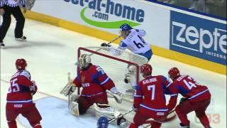 Unbelievable Hockey goal by Mikael Granlund | 11-05-14 | WC Semifinal |  Russia - Finland | 1080p HD