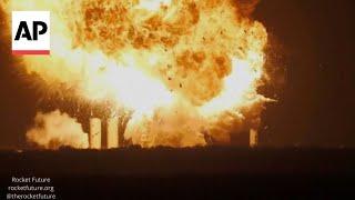 SpaceX Starship rocket explodes during static fire test in Texas