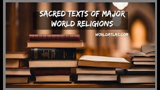 Sacred Texts Of Major World Religions | Christianity, Islam, Judaism