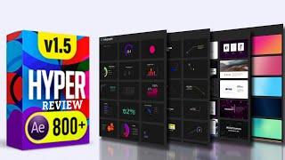 Hyper – Graphics Pack V1.5 Project & Script for After Effects (Review)