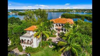 Casey Key Bayfront Estate with Guest House For Sale 3860 Casey Key Road