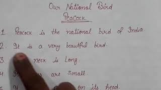 peacock// our national Bird peacock  // 10 lines on peacock// 10 lines on our national Bird peacock