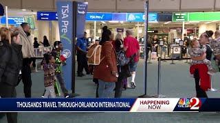 Orlando International Airport sees busiest travel day of the holiday season