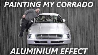 My VW CORRADO G60 supercharged Gets an all new look with a BRUSHED ALUMINIUM Paint Job! Volkswagen