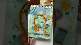 Tinker Bell ScrapbookingDisney journaling #scrapbooking #journaling #asmr