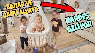 Bahar ve Banu Alyaya Kardeş Geliyor ! Kardeşleri için alışveriş yaptık ! acaba neler aldık?!