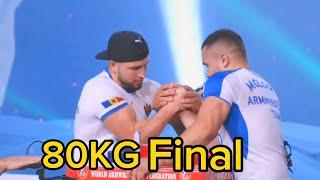 World Combat Games 80KG Final armwrestling