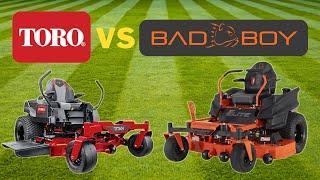 Bad Boy ZT Elite VS Toro Titan Zero Turn Mower