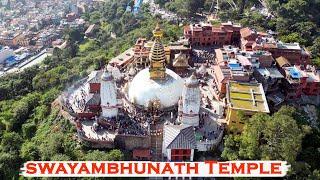 Swayambhunath | Swayambhunath Temple | swayambhunath drone footage | Swayambhu Stupa | Ranjo