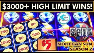 MR. CT WINS BIG IN HIGH LIMIT ROOM! LIGHTNING LINK SLOT MACHINE, THUNDER CASH, WHEEL OF FORTUNE