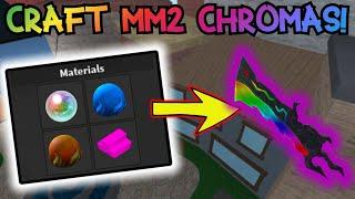 How to Craft CHROMAS in Murder Mystery 2 - MM2 Crafting Guide