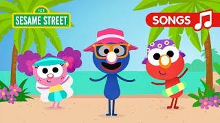 Sesame Street: Grover's Island Groove with Elmo & Abby | Summer Songs for Kids