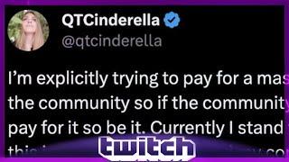 QTCinderella AD Farming Twitch & BANNED