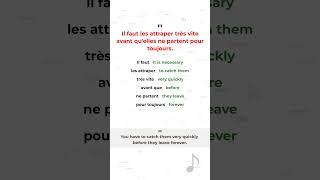 Mon Amour - Sing your way to Fluent French Part 2 #shorts   #shortsfeed  #music