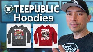 Do TeePublic Hoodies Look Like They Do Online? Full Print On Demand Product Review!