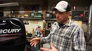 How to change the oil in 50hp Mercury Outboard