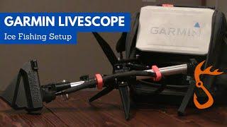 LiveScope Ice Fishing Setup(Garmin93svPlus+LiveScope, Summit Shuttle+Pole, Clam Bag,+MORE)FULL BUILD