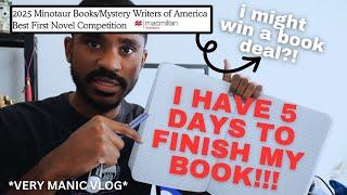 Can I Finish My Debut Novel In Time To Win A Book Deal?! ⌛a *manic* writing vlog