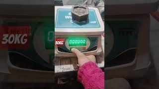 HOW CALIBRATE DOMESTIC 30KG/20/10KG SCALE WEIGHT SCALE. To BUY NEW  KANTA OPEN TAGGED WEIGHT SCALE