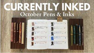 #currentlyinked // October Pens & Inks #fountainpen