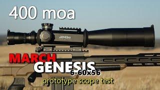 March GENESIS 6-60x56 ELR rifle scope