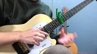 little riff51 (15capo's song) - daijiro nakagawa(JYOCHO) Fingerstyle Guitar/ math post rock tapping