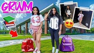 GRWM !st Week of school Mirah and Kam (Chaotic)