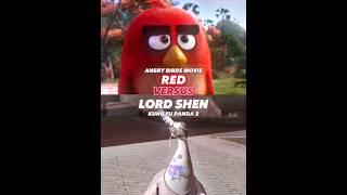 Red vs Lord Shen #shorts #angrybirdsmovie #kungfupanda #rovioentertainment #dreamworks #sonypictures