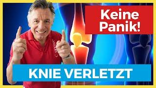 Knie verletzt ‍↕️ Keine Panik! So geht's!