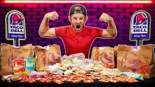 THE ENTIRE TACO BELL MENU CHALLENGE!