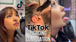 BEST PIERCING VIDEOS FROM TIKTOK  | PART 1